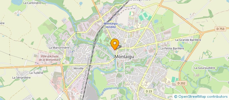 localisation de l'entreprise MONSIEUR SAMUEL DUMOULIN à MONTAIGU-VENDEE