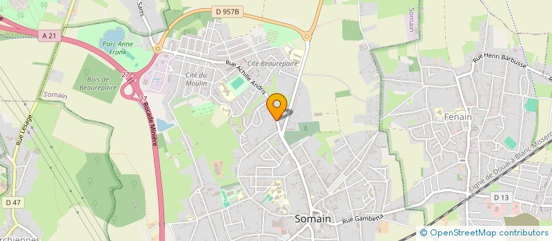 localisation de l'entreprise MONSIEUR SAMUEL DUPIRE  SOMAIN