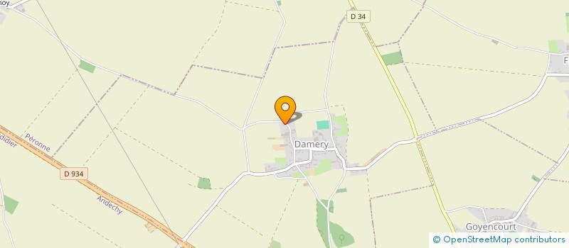 localisation de l'entreprise MONSIEUR SAMUEL DUPONT  DAMERY