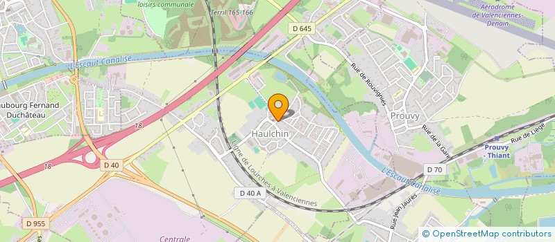 localisation de l'entreprise MONSIEUR SAMUEL DUPUIS  HAULCHIN