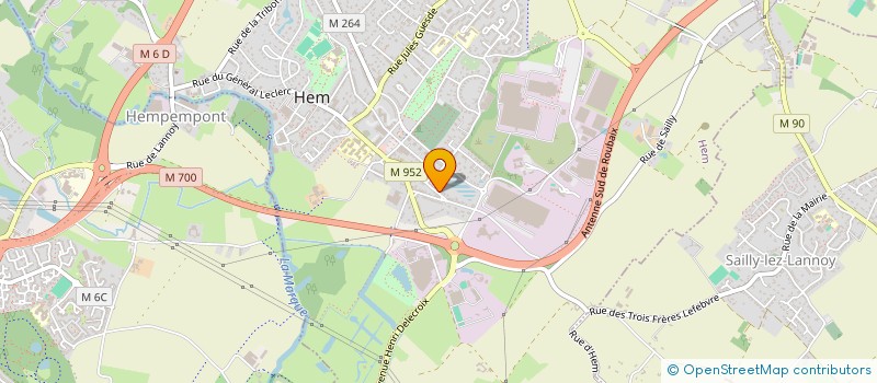 localisation de l'entreprise MONSIEUR SAMUEL DURAND  HEM