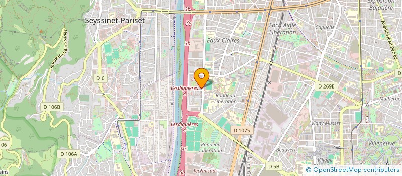 localisation de l'entreprise MONSIEUR SAMUEL EKIBADE  GRENOBLE