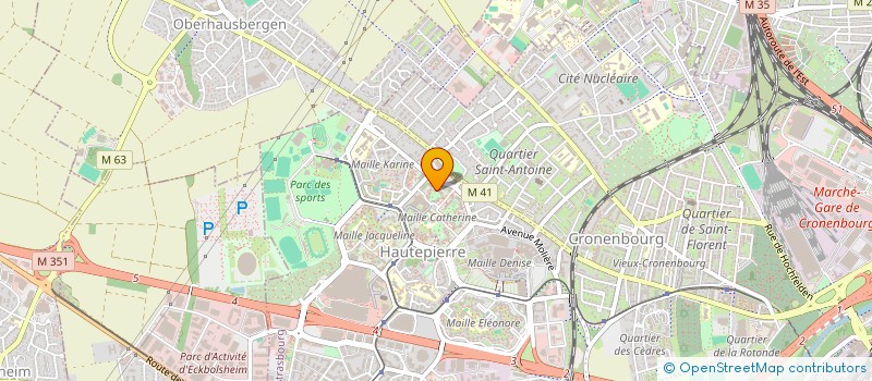 localisation de l'entreprise MONSIEUR SAMUEL EMANUEL NEDA  STRASBOURG