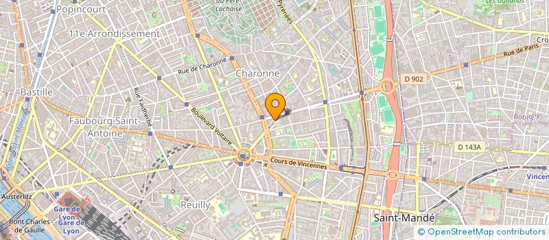 localisation de l'entreprise MONSIEUR SAMUEL ENRIQUE PARRAGA LEON  PARIS