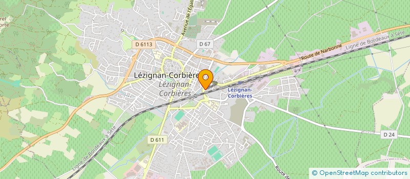 localisation de l'entreprise MONSIEUR SAMUEL EPS à LEZIGNAN-CORBIERES