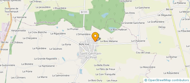 localisation de l'entreprise MONSIEUR SAMUEL ESNOULT  SAINT-GERMAIN-DU-PINEL