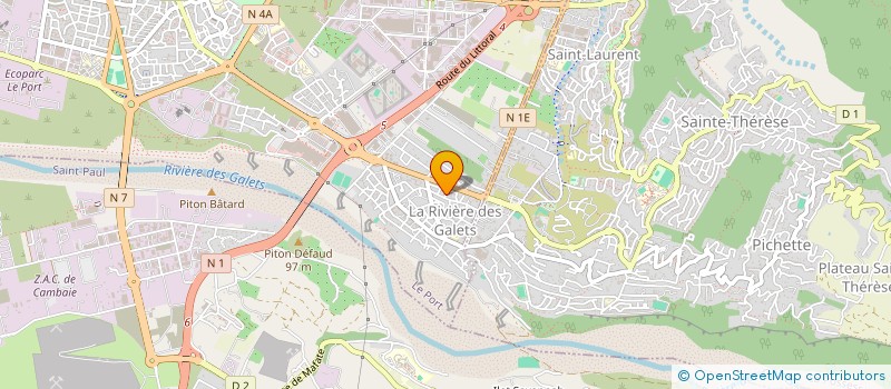 localisation de l'entreprise MONSIEUR SAMUEL ETIENNE  LE PORT