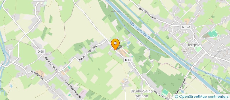 localisation de l'entreprise MONSIEUR SAMUEL EVRARD  BRUILLE-SAINT-AMAND