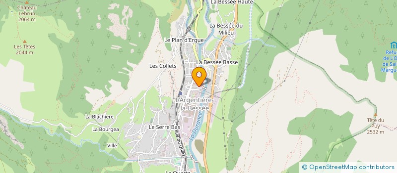 localisation de l'entreprise MONSIEUR SAMUEL EYMARD à L'ARGENTIERE-LA-BESSEE