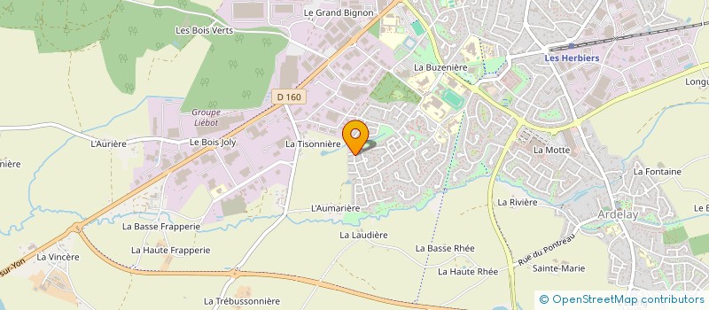 localisation de l'entreprise MONSIEUR SAMUEL FABLET CUISINIER  LES HERBIERS