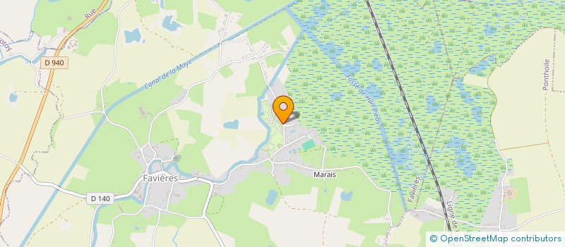 localisation de l'entreprise MONSIEUR SAMUEL FACQUEZ  FAVIERES