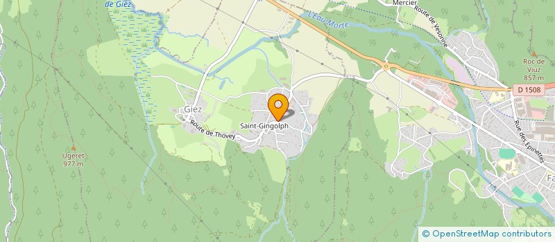 localisation de l'entreprise MONSIEUR SAMUEL FANTONE  GIEZ