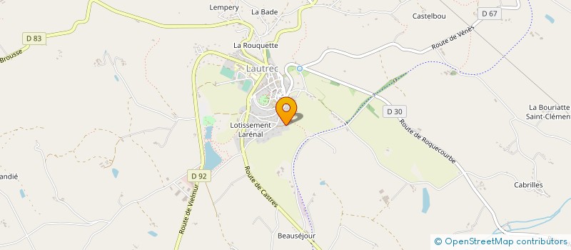 localisation de l'entreprise MONSIEUR SAMUEL FARGEAU à LAUTREC