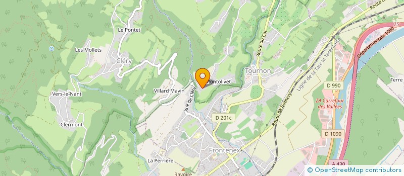 localisation de l'entreprise MONSIEUR SAMUEL FAVRE  VERRENS-ARVEY