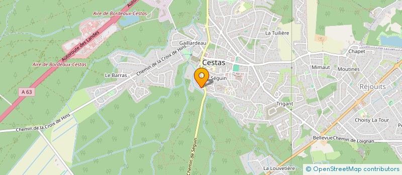 localisation de l'entreprise MONSIEUR SAMUEL FERBOS  CANEJAN