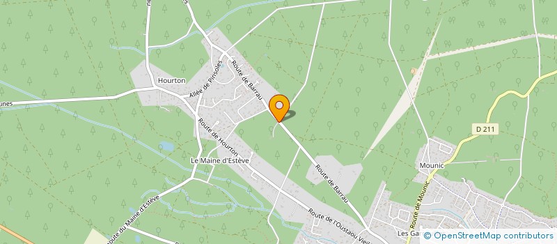 localisation de l'entreprise MONSIEUR SAMUEL FERIOL  SAINT-AUBIN-DE-MEDOC