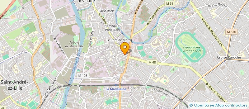 localisation de l'entreprise MONSIEUR SAMUEL FERLA à MARCQ-EN-BARŒUL
