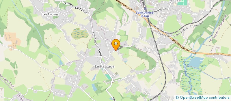 localisation de l'entreprise MONSIEUR SAMUEL FERRAND  LE PASSAGE