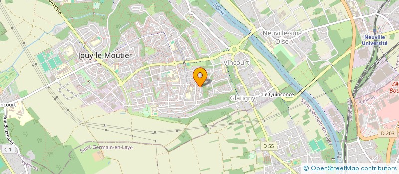 localisation de l'entreprise MONSIEUR SAMUEL FERREIRA  JOUY-LE-MOUTIER