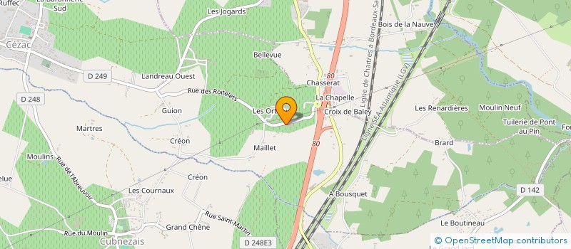 localisation de l'entreprise MONSIEUR SAMUEL FERREIRA  CEZAC