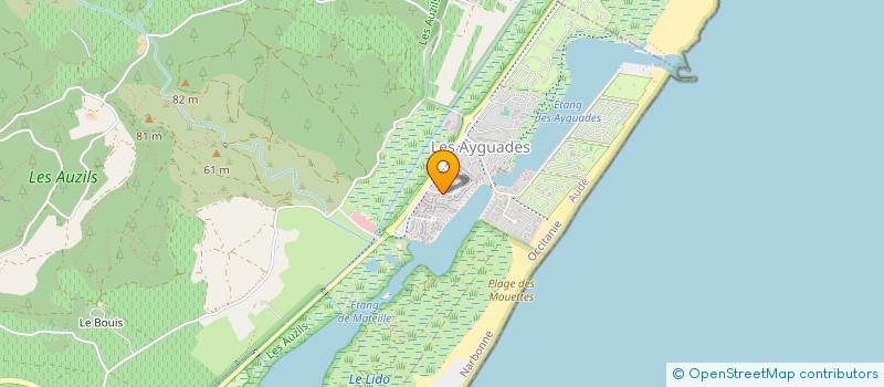 localisation de l'entreprise MONSIEUR SAMUEL FEUILLANT  GRUISSAN