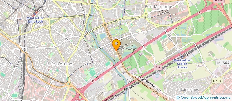 localisation de l'entreprise MONSIEUR SAMUEL FINCK à MONTPELLIER