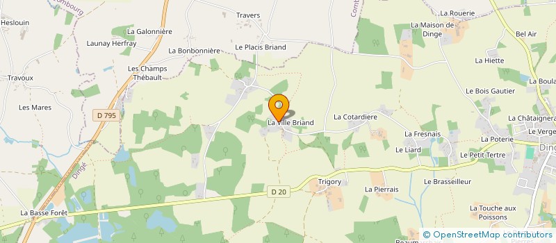 localisation de l'entreprise MONSIEUR SAMUEL FOGOLIN  DINGE