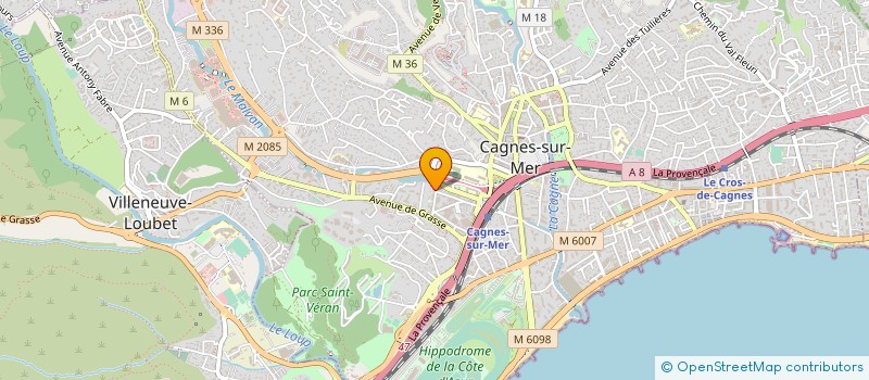 localisation de l'entreprise MONSIEUR SAMUEL FORTELLE à CAGNES-SUR-MER