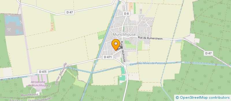 localisation de l'entreprise MONSIEUR SAMUEL FOURNIER  MUNCHHOUSE