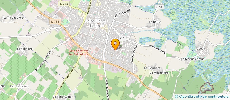 localisation de l'entreprise MONSIEUR SAMUEL FRADET  SAINT-PIERRE-D'OLERON