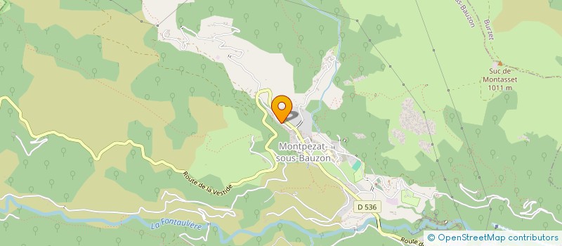 localisation de l'entreprise MONSIEUR SAMUEL FRADIN  MONTPEZAT-SOUS-BAUZON