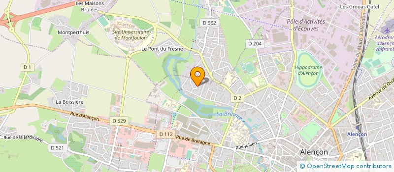 localisation de l'entreprise MONSIEUR SAMUEL FROUDIERE à ALENCON