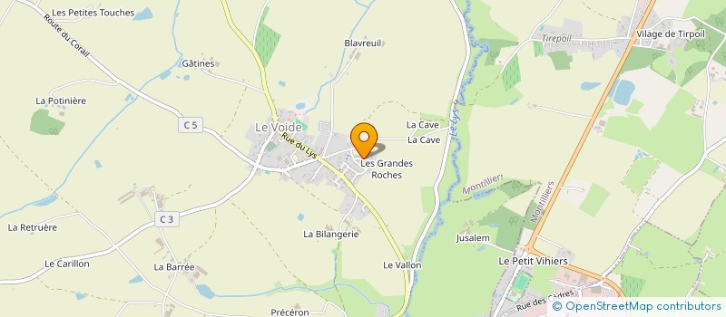 localisation de l'entreprise MONSIEUR SAMUEL FRUCHAULT à LYS-HAUT-LAYON