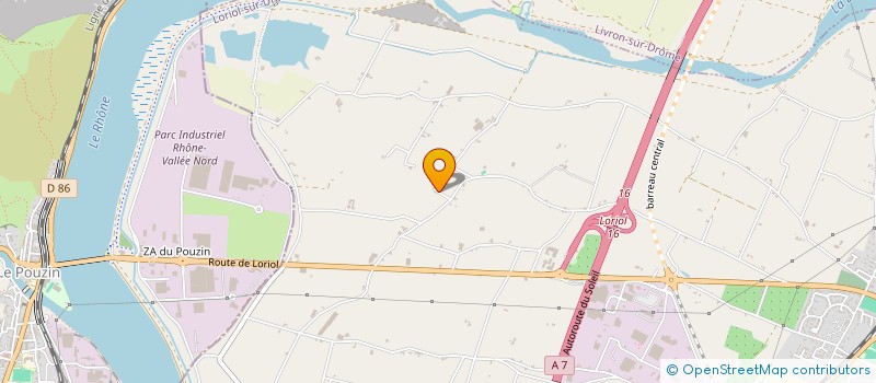 localisation de l'entreprise MONSIEUR SAMUEL GALLAND  LORIOL-SUR-DROME