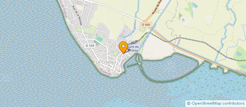 localisation de l'entreprise MONSIEUR SAMUEL GAMAIN à LE CROTOY