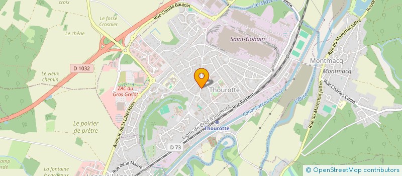 localisation de l'entreprise MONSIEUR SAMUEL GAND  THOUROTTE