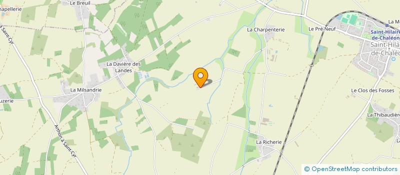 localisation de l'entreprise MONSIEUR SAMUEL GANTIER à SAINT-HILAIRE-DE-CHALEONS
