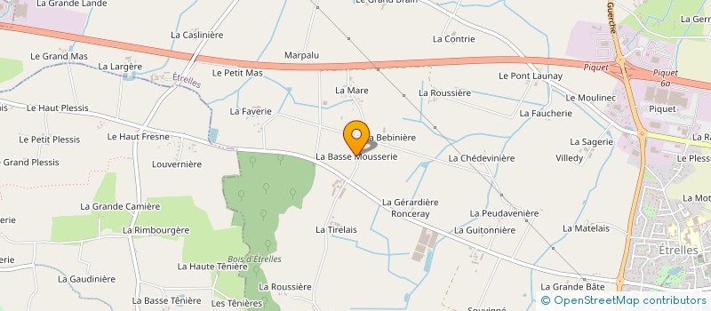 localisation de l'entreprise MONSIEUR SAMUEL GARNIER  ETRELLES