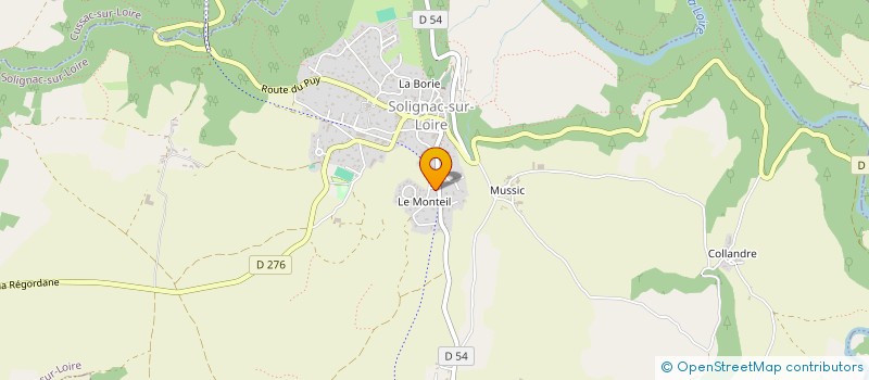 localisation de l'entreprise MONSIEUR SAMUEL GARNODON  SOLIGNAC-SUR-LOIRE