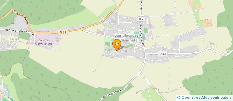 localisation de l'entreprise MONSIEUR SAMUEL GAUCHE  SAINT-JACQUES-SUR-DARNETAL