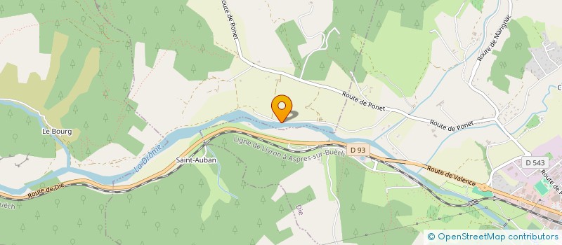 localisation de l'entreprise MONSIEUR SAMUEL GAUGE  PONET-ET-SAINT-AUBAN