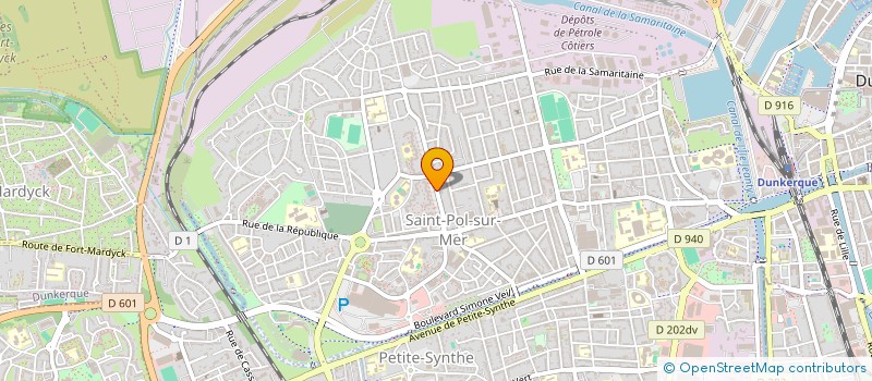 localisation de l'entreprise MONSIEUR SAMUEL GAYTANT à DUNKERQUE