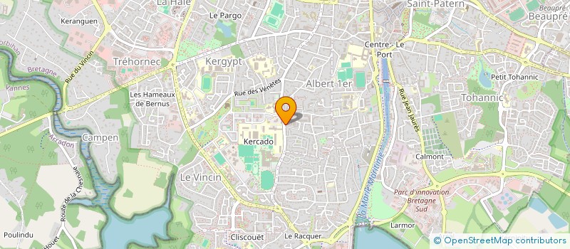 localisation de l'entreprise MONSIEUR SAMUEL GELIN à VANNES