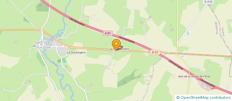 localisation de l'entreprise MONSIEUR SAMUEL GENESLAY  BLANDOUET-SAINT JEAN