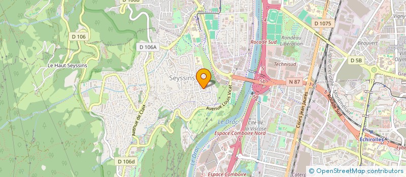 localisation de l'entreprise MONSIEUR SAMUEL GENSE à SEYSSINS