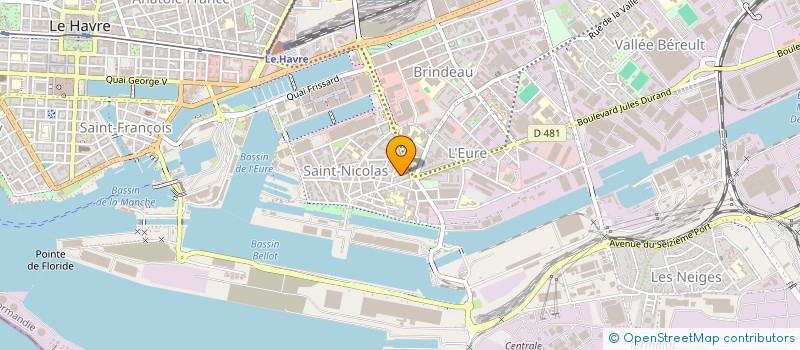 localisation de l'entreprise MONSIEUR SAMUEL GEONI  LE HAVRE