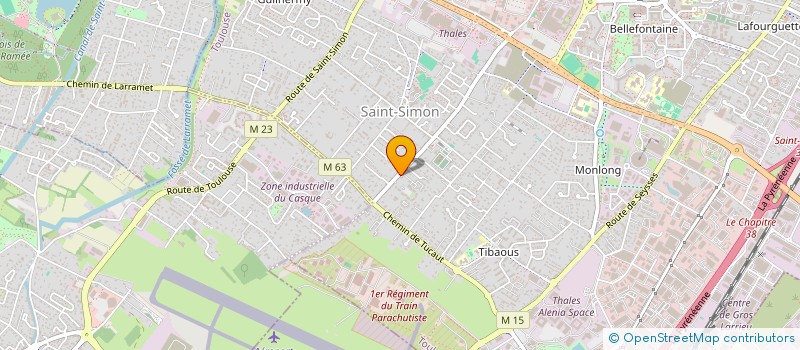 localisation de l'entreprise MONSIEUR SAMUEL GEORGET à TOULOUSE