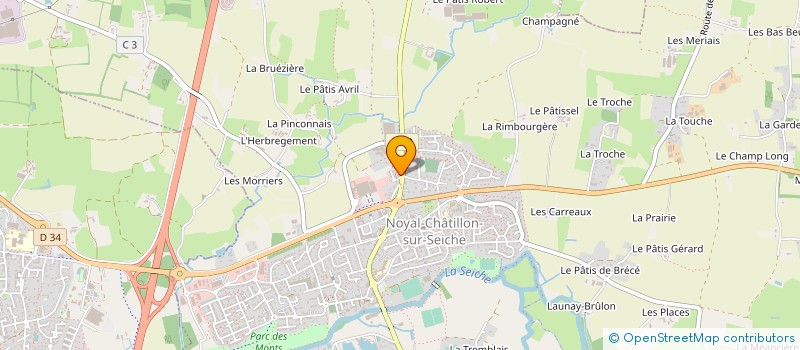 localisation de l'entreprise MONSIEUR SAMUEL GERARD à NOYAL-CHATILLON-SUR-SEICHE