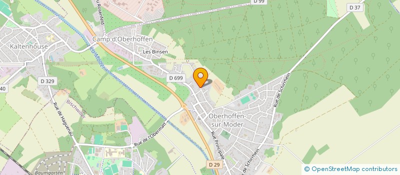 localisation de l'entreprise MONSIEUR SAMUEL GERLING à OBERHOFFEN-SUR-MODER