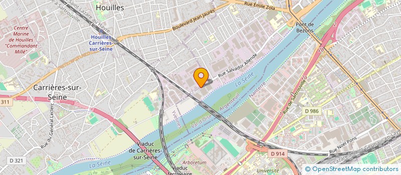 localisation de l'entreprise MONSIEUR SAMUEL GHEORGHE  BEZONS